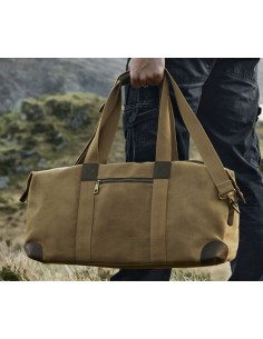 Q-QD650-Heritage Waxed Canvas Holdall 2